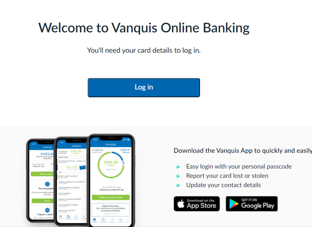 Vanquis Login 2