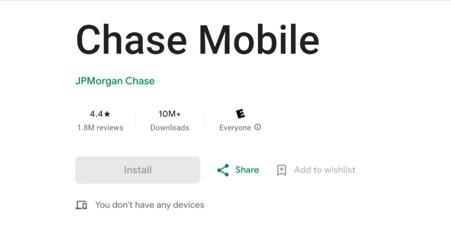 chase app